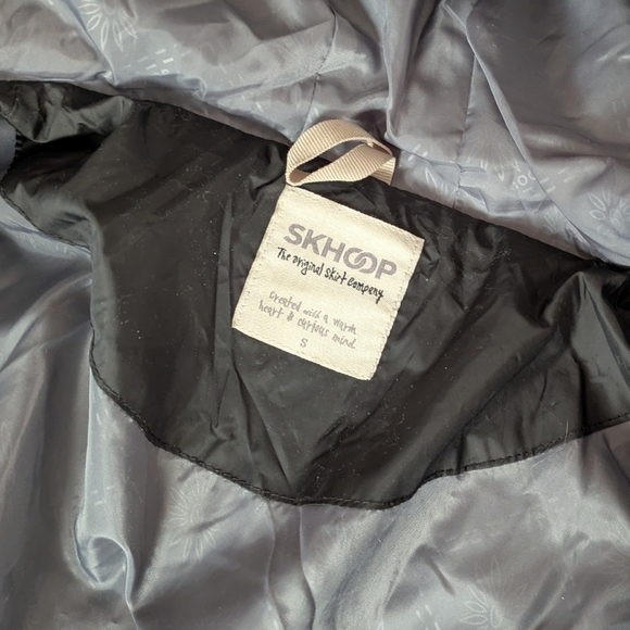 Skhoop Hella Down Women's Long Black Maxi Ankle Puffer Coat Parka S Small - Picture 7 of 16